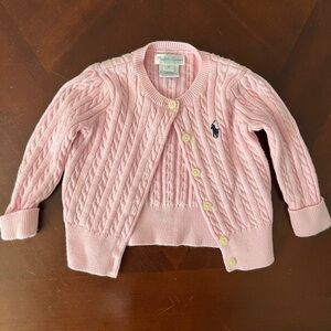 Pink Ralph Lauren 9M Cardigan